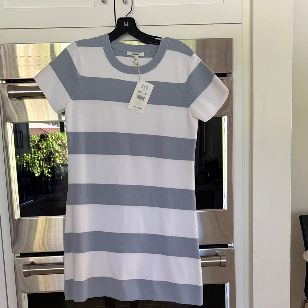 Striped Blue and White Dress NWT